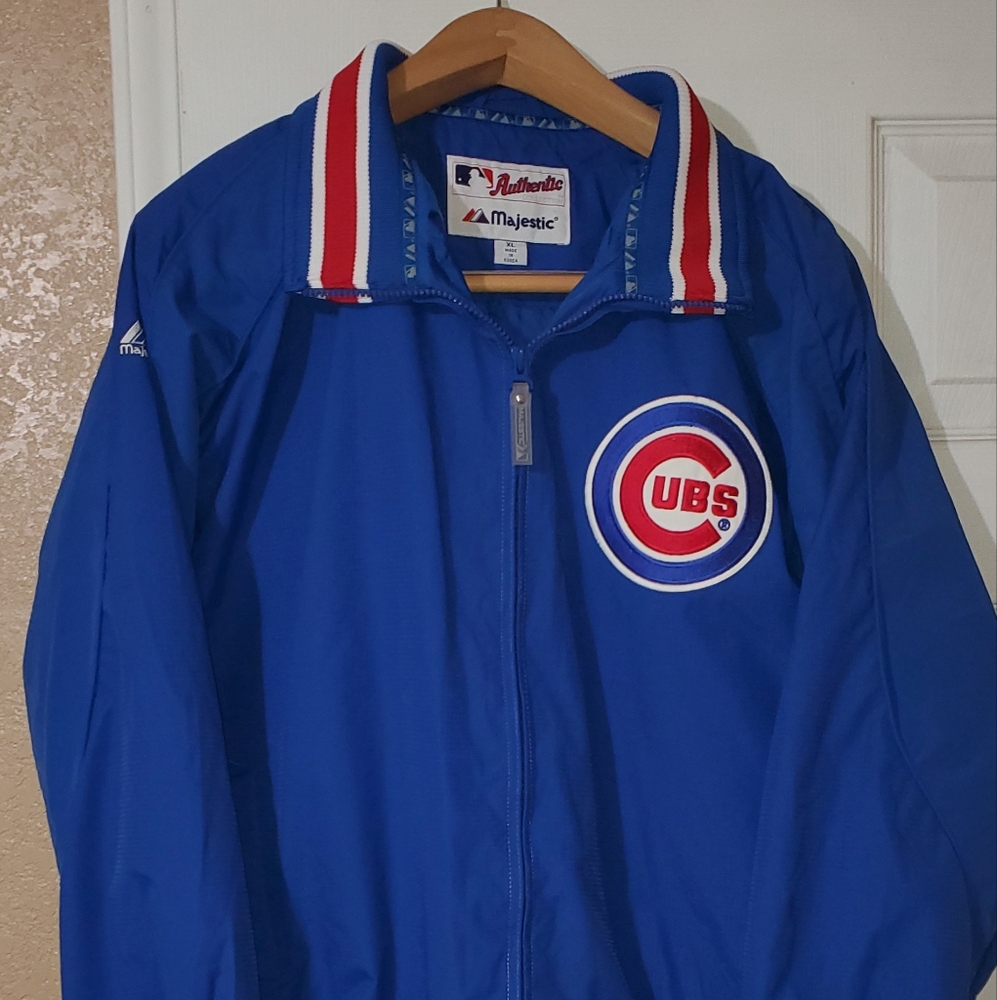 Cubs majestic jacket xl like new